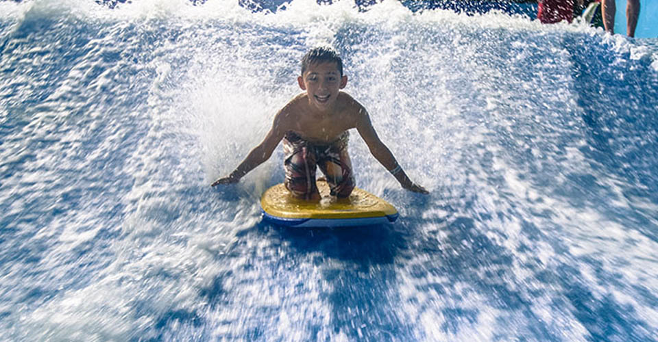 Flowrider Surf Simulator at the Kalahari Resort in Wisconsin Dells Indoor Water Park 960