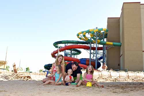 Chula Vista Outdoor Water Park Play in the sand with your family at the Outdoor Play Area
