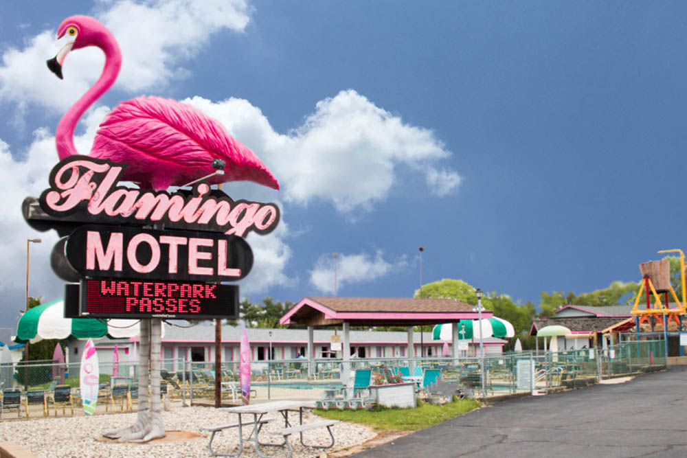 Flamingo Motel Wisconsin Dells Map - Directions