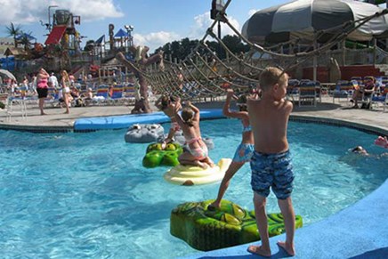 Outdoor activity pool at the Outdoor Water Park
